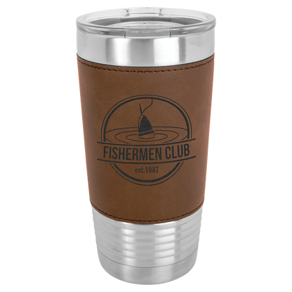 Polar Camel 20 oz. Leatherette Grip Tumbler
