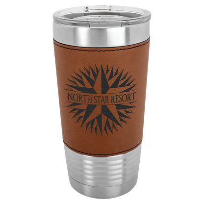 Polar Camel 20 oz. Leatherette Grip Tumbler