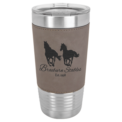 Polar Camel 20 oz. Leatherette Grip Tumbler
