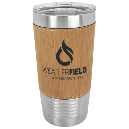 Polar Camel 20 oz. Leatherette Grip Tumbler