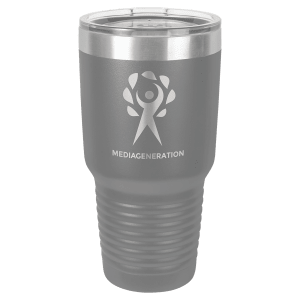Dark Gray 30 oz. Polar Camel Ringneck Tumbler with Lid