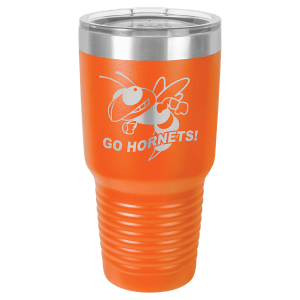 Orange 30 oz. Polar Camel Ringneck Tumbler with Lid
