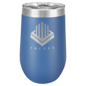 Royal Blue 16 oz. Polar Camel Stemless Tumbler