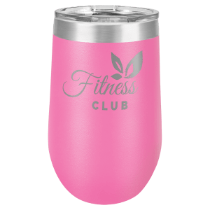 Pink 16 oz. Polar Camel Stemless Tumbler