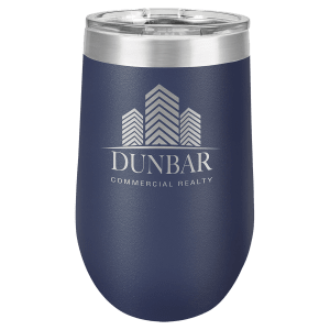 Navy Blue 16 oz. Polar Camel Stemless Tumbler