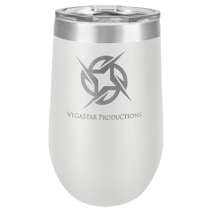 White 16 oz. Polar Camel Stemless Tumbler