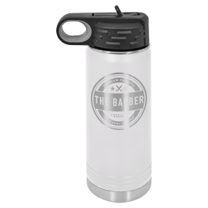 White 20 oz. Polar Camel Water Bottle