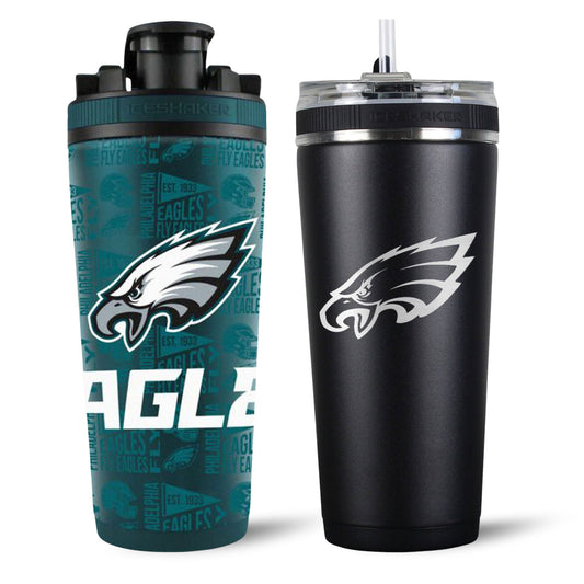 Philadelphia Eagles 4D Shaker & Flex Bottle Bundle