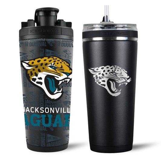 Jacksonville Jaguars 4D Shaker & Flex Bottle Bundle