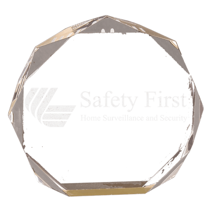 Gold 5" Octagon Acrylic Award