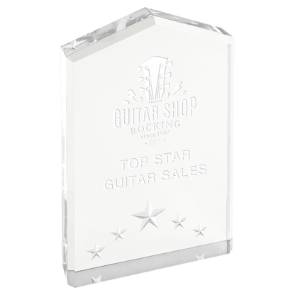 Silver 6" Star Point Acrylic