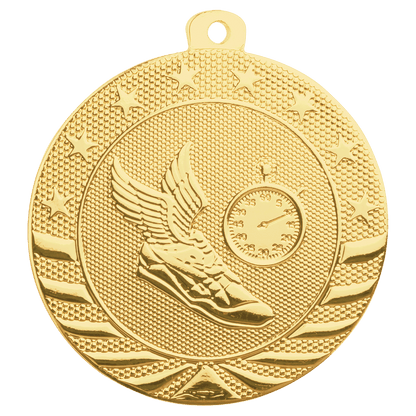 Bright Gold 2" Track Starbrite Medal
