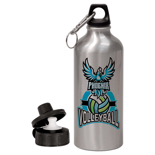 Silver 20 oz. Sublimatable Aluminum Water Bottle