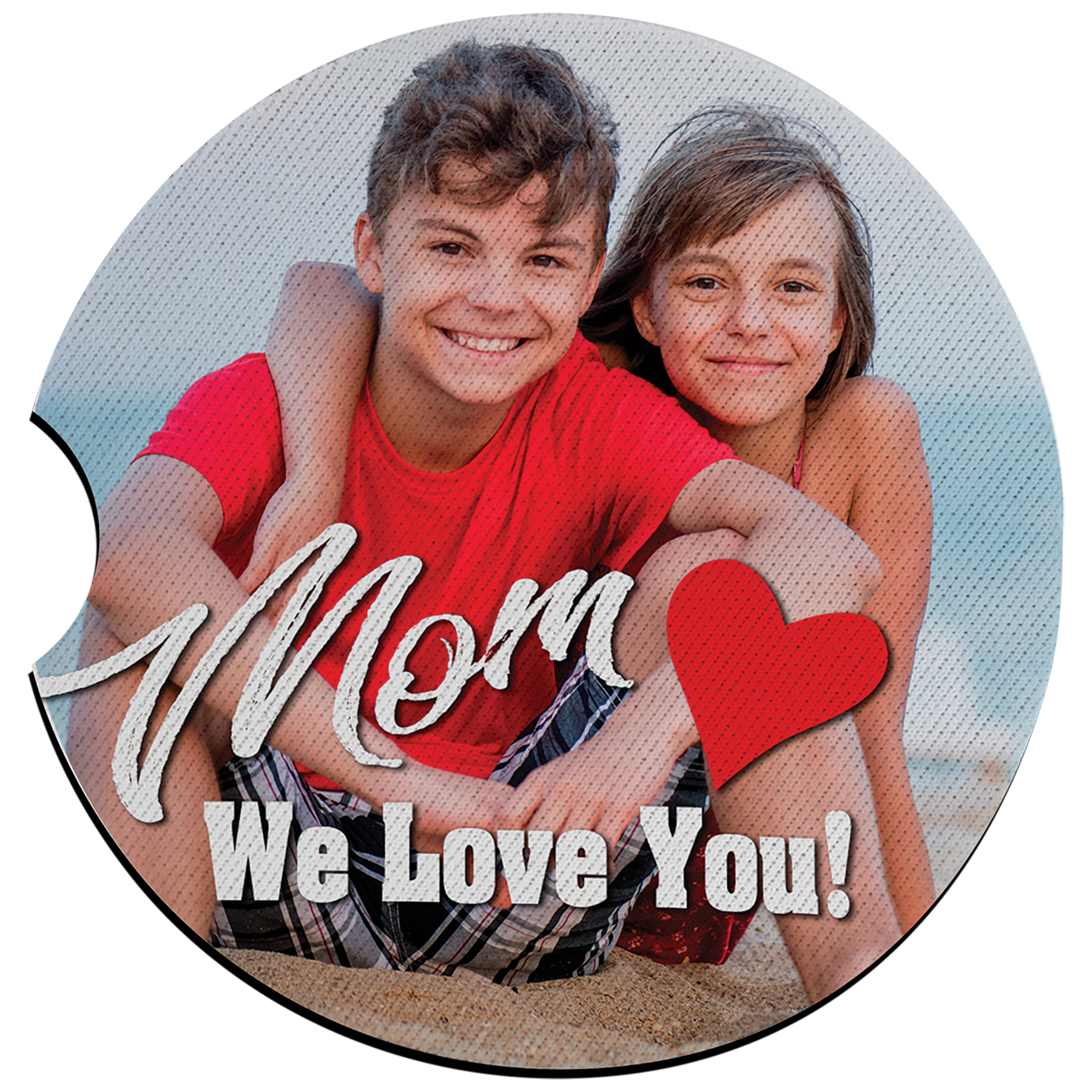 2 1/2" Sublimatable Neoprene Car Coaster