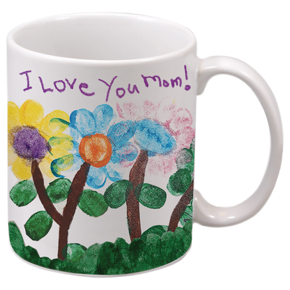 White 11 oz. Sublimatable Ceramic Mug