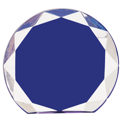 Blue 5 1/2" Sunburst Acrylic