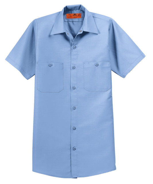 Red Kap SP24 Short Sleeve Industrial Work Shirt - Custom Decorated