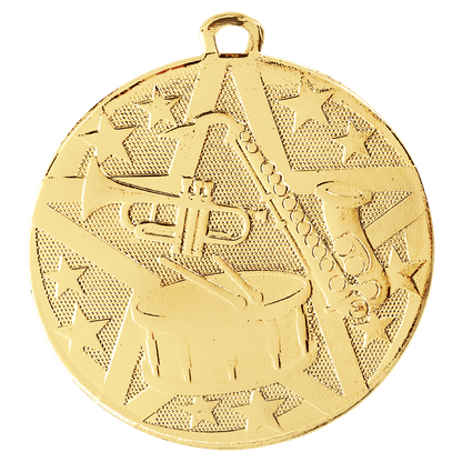 Gold 2" Superstar Band Medal