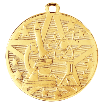 Gold 2" Superstar Science Medal