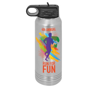 Full Color 30 oz. Polar Camel Water Bottle-Stainless Steel