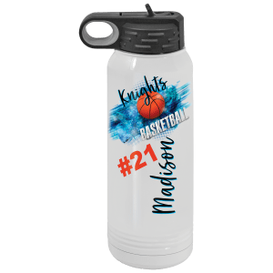 Full Color 30 oz. Polar Camel Water Bottle-White