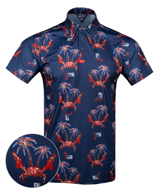 Synth Crab (Patriotic) Polo