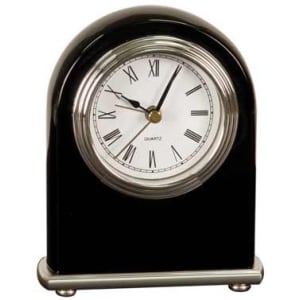 Black Arch Desk Clock