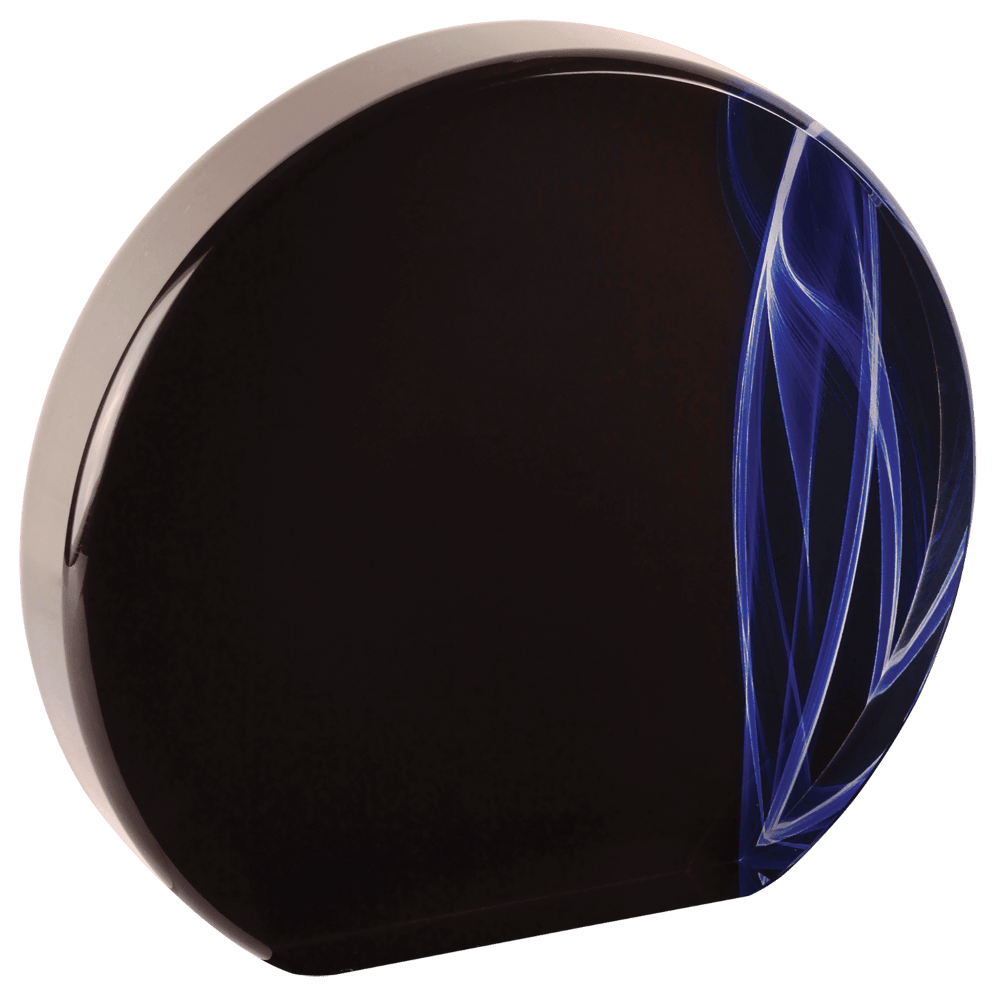Blue 5" Round Vapor Acrylic