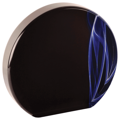 Blue 5" Round Vapor Acrylic