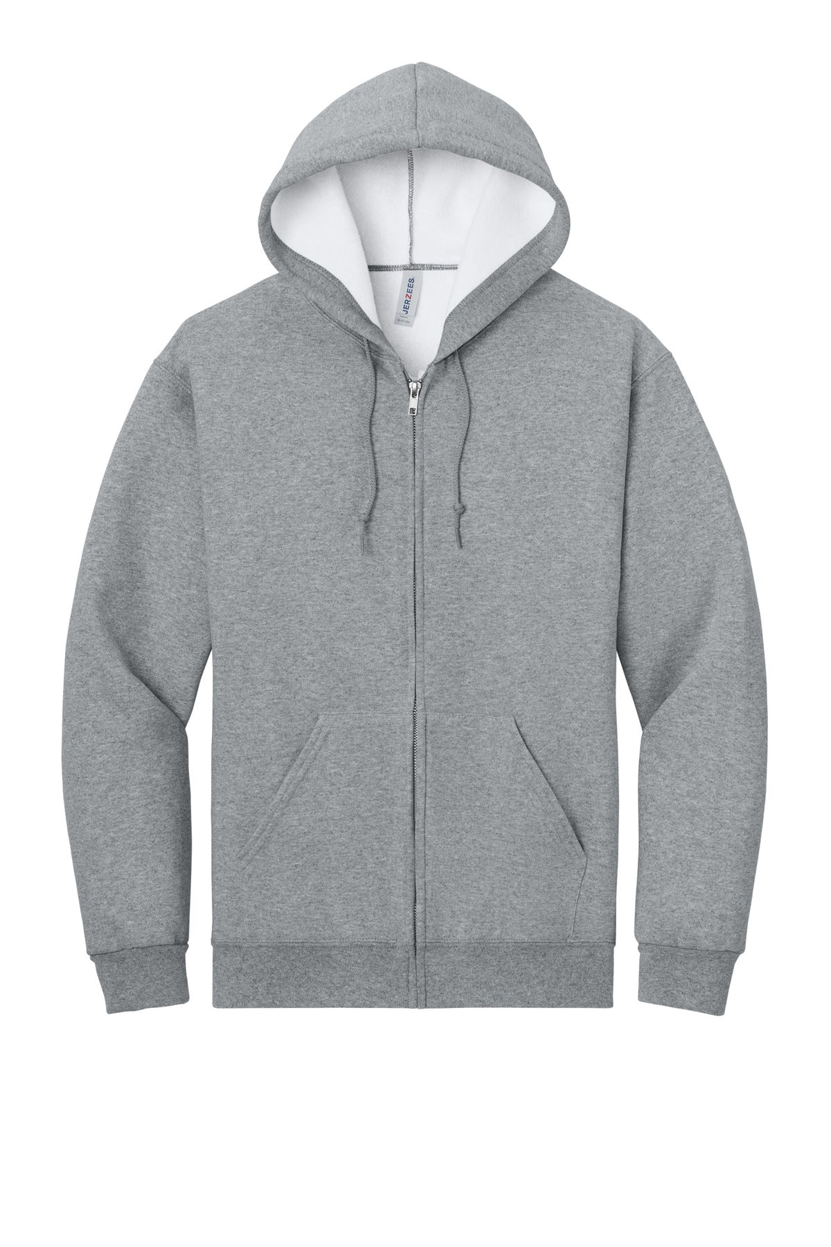 Jerzees Z12M Rugged Unisex Full-Zip Hooded Sweatshirt