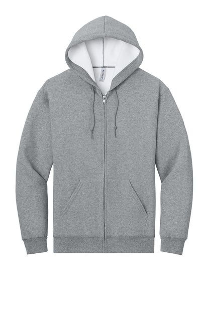 Jerzees Z12M Rugged Unisex Full-Zip Hooded Sweatshirt