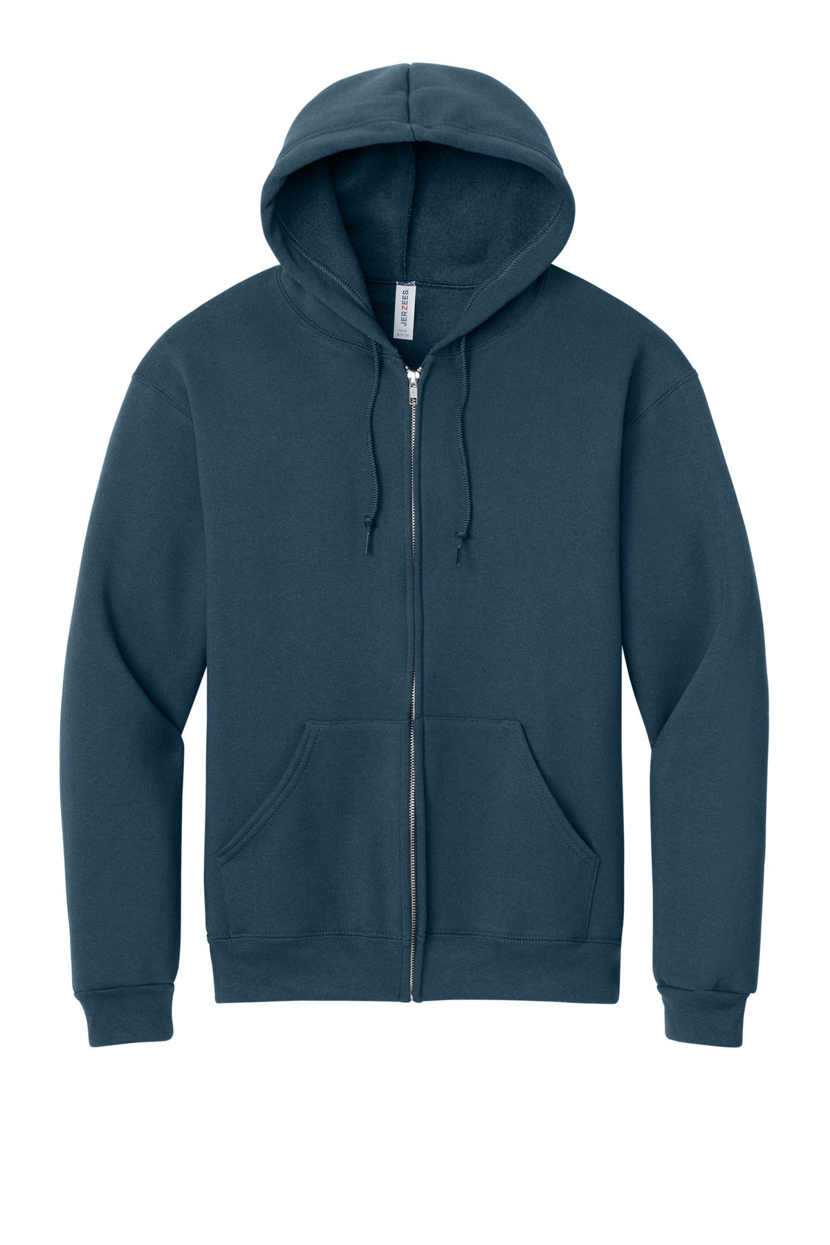 Jerzees Z12M Rugged Unisex Full-Zip Hooded Sweatshirt - Custom Decorated
