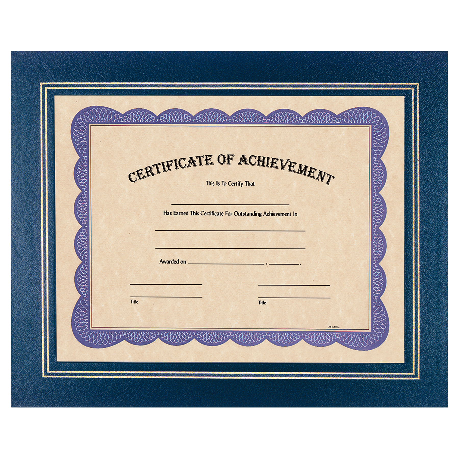Blue 13 1/4" x 10 3/4" Certificate Holder