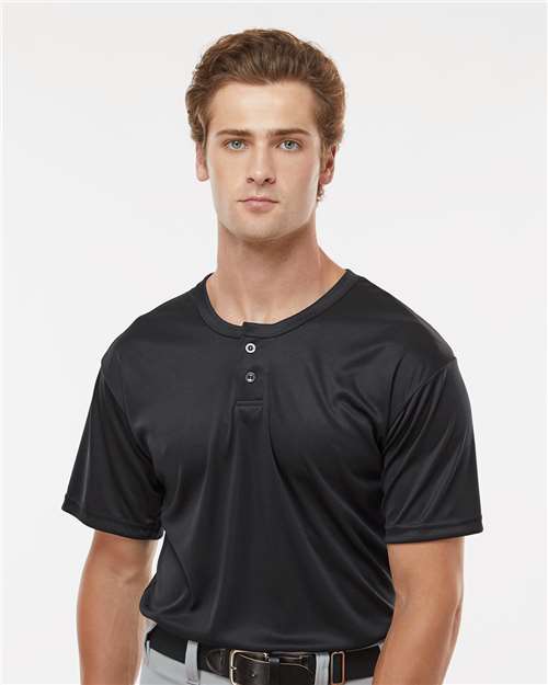 Alleson Athletic 7930 B-Core Placket Jersey - Custom Decorated