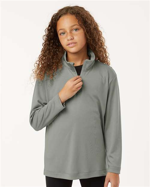 AllPro 41870Y Pro-Lock Youth Performance Quarter-Zip Pullover