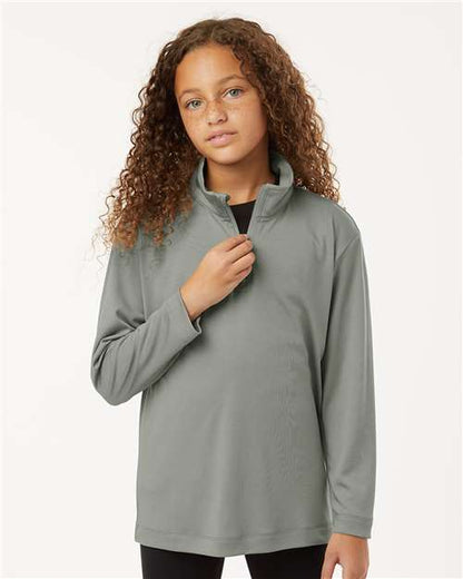 AllPro 41870Y Pro-Lock Youth Performance Quarter-Zip Pullover