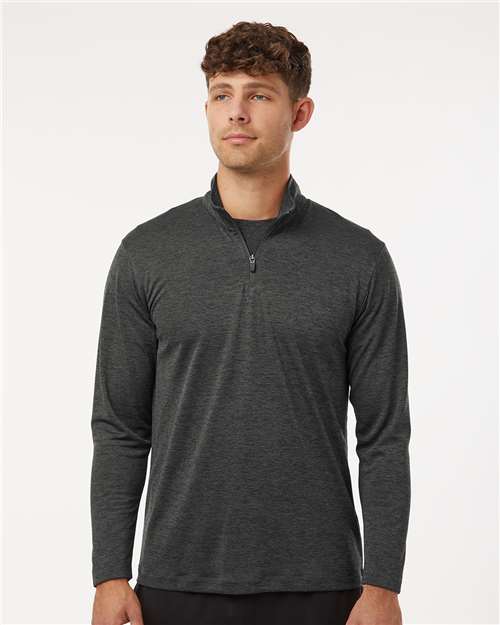 AllPro 4HM700 Performance Mélange Quarter-Zip Pullover - Custom Decorated