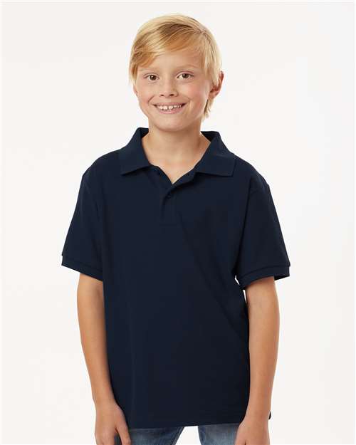AllPro 62800Y Youth Pique Polo