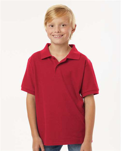 AllPro 62800Y Youth Pique Polo