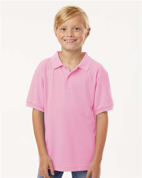 AllPro 62800Y Youth Pique Polo