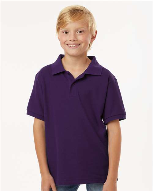 AllPro 62800Y Youth Pique Polo