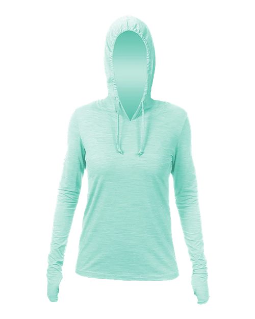 ANETIK WSBRZH0 Women's Breeze Tech Hooded Long Sleeve T-Shirt