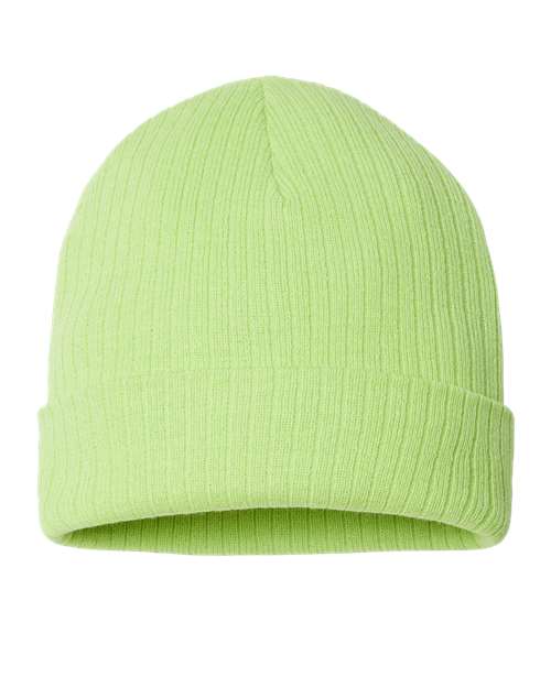 Atlantis Headwear RIO Sustainable Rib Cuffed Beanie - Custom Decorated