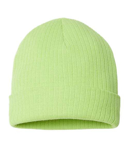 Atlantis Headwear RIO Sustainable Rib Cuffed Beanie - Custom Decorated