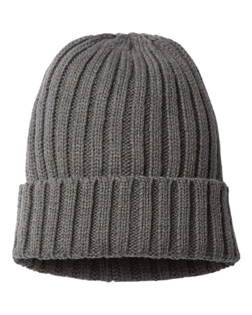 Atlantis Headwear SHORE Sustainable Cable Knit Cuffed Beanie
