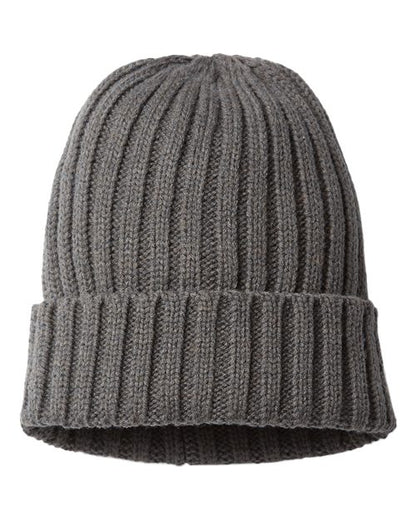 Atlantis Headwear SHORE Sustainable Cable Knit Cuffed Beanie
