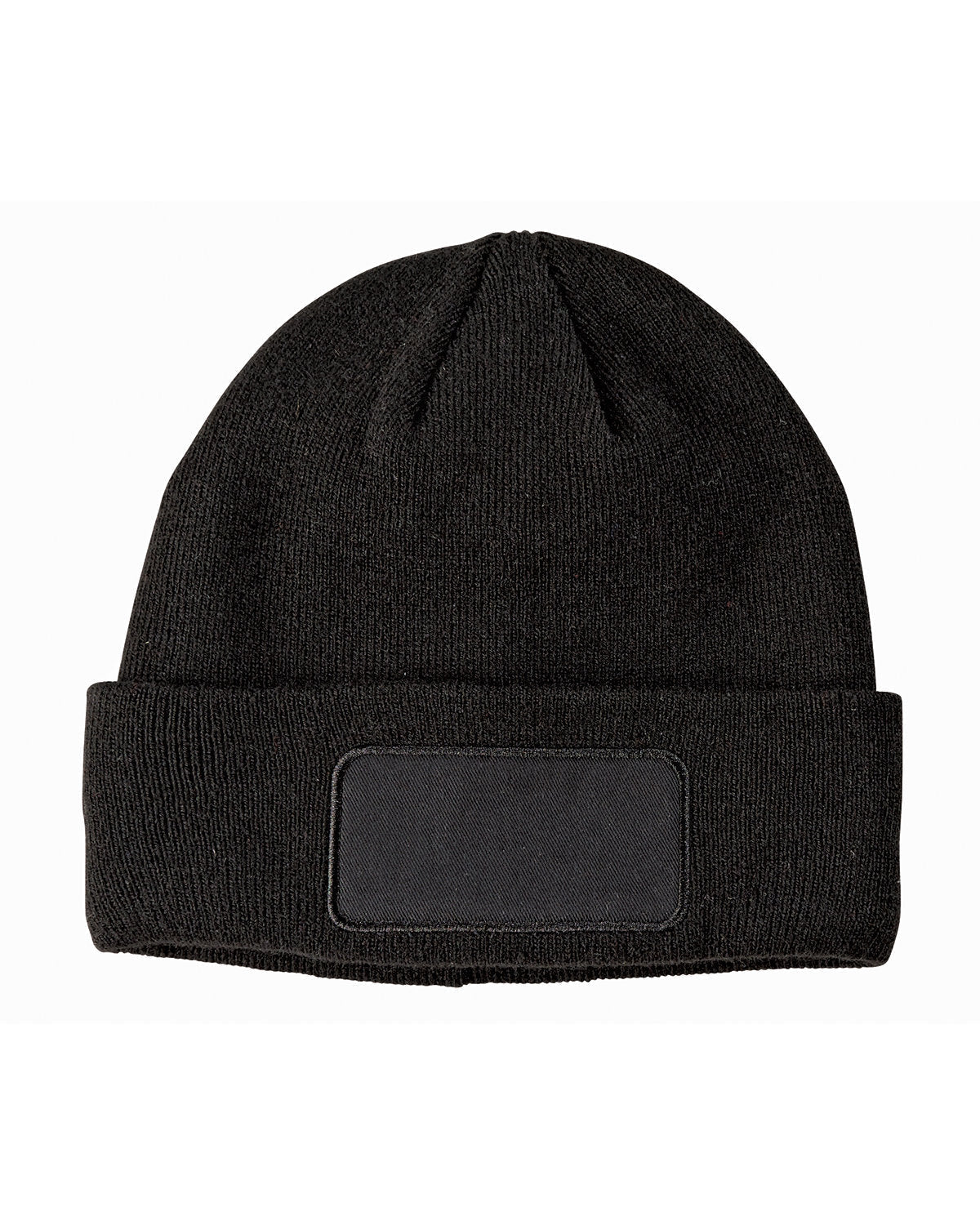 Big Accessories BA527 Patch Beanie - Custom Decorated