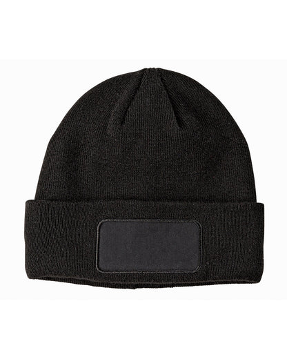 Big Accessories BA527 Patch Beanie - Custom Decorated