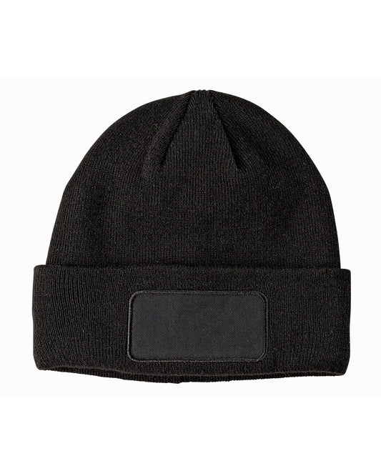 Big Accessories BA527 Patch Beanie - Custom Decorated