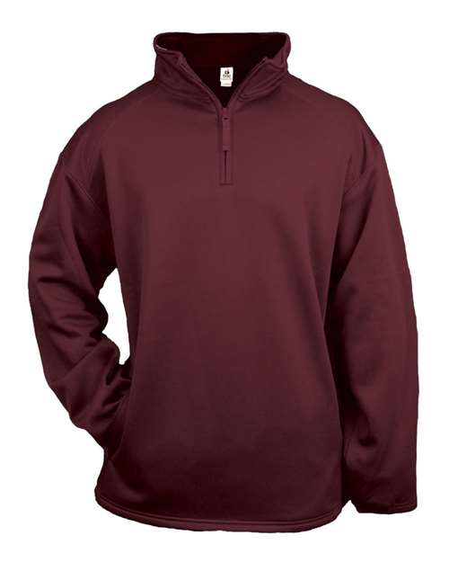 Badger 1480 Performance Fleece Quarter-Zip Pullover